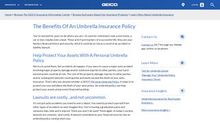The Benefits Of An Umbrella Insurance Policy | GEICO