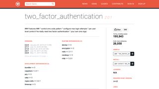 two_factor_authentication | RubyGems.org | your community gem host