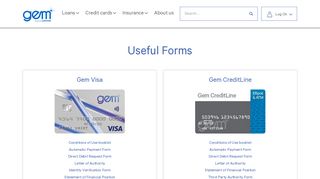 Useful Forms | Gem Finance
