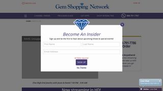Watch Live - Gem Shopping Network