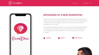 Messenger of a new generation - Gem4me Messenger