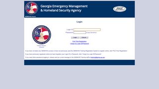 Register Now - uri=training.gema.ga - Georgia.gov