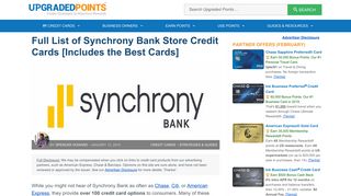 All 98 Synchrony Bank Store Credit Cards [Includes Best Ones]