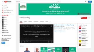 Gemba Academy - YouTube