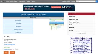 GEMC Federal Credit Union - Tucker, GA - Credit Unions Online