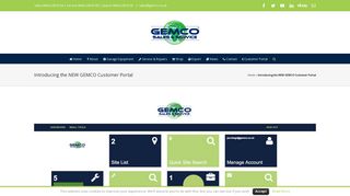 GEMCO Customer Portal Guide - GEMCO Sales & Service