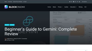 The Complete Beginner's Guide to Gemini Review 2019 - Is it Safe?