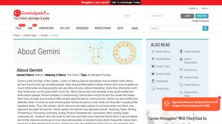 Gemini Description – Mithun Rashi - GaneshaSpeaks.com
