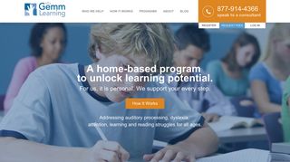 Gemm Learning; Online Programs for Reading, Dyslexia, APD and ...