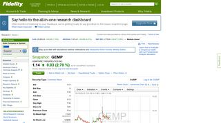 GEMP | Stock Snapshot - Fidelity