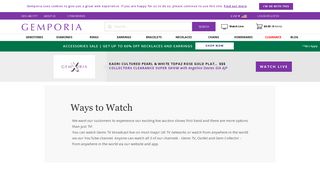 Gemporia Ways-to-watch