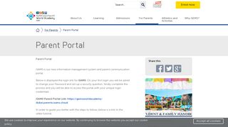 Parent Portal GEMS World Academy