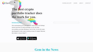 Gem | The Best Crypto Portfolio Tracker Does the Work for You
