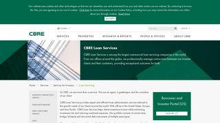 CBRE Loan Services | CBRE