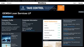 GEMSA Loan Services LP: Company Profile - Bloomberg