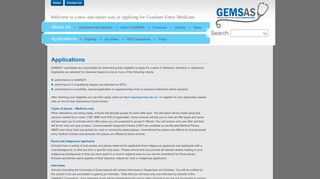 Applications | GEMSAS