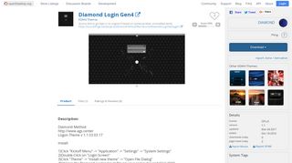 Diamond Login Gen4 - www.opendesktop.org