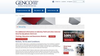 GENCO Federal Credit Union » Security
