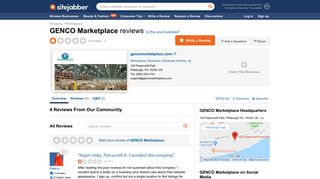 GENCO Marketplace Reviews - 4 Reviews of Gencomarketplace.com ...
