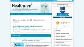 GENCO Pharmaceutical Services | Healthcare Packaging