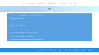 FAQ – Gene Keys Network – OneDoorLand