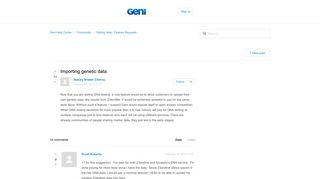 Importing genetic data – Geni Help Center