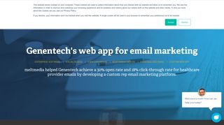 Genentech Email Platform | meltmedia