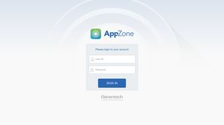 AppZone login - Genentech