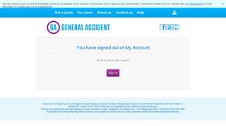 Signed out - General Accident