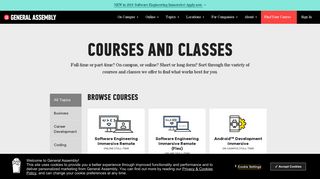 Courses and Classes | General Assembly