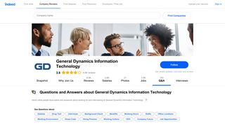 Questions and Answers about General Dynamics Information ... - Indeed