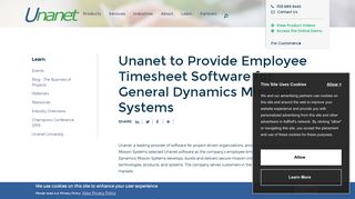 Unanet to Provide Employee Timesheet Software for General ...
