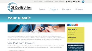 GE Credit Union - Your Plastic