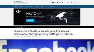 How to deactivate or delete your Facebook account or change privacy ...