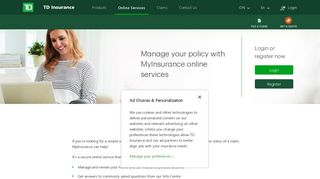 MyInsurance Online Services | TD Insurance