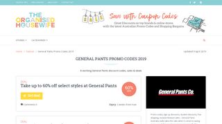 General Pants Discount Codes & Promo Codes In February 2019 ...