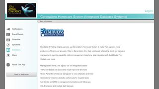Generations Homecare System (Integrated Database Systems) - Details