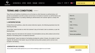 Terms & Conditions - Generator Hostels