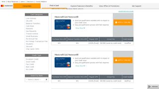 Genesis Bankcard Services Credit Cards - Mastercard