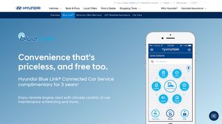 Hyundai Blue Link | 3 Years Free on Eligible 2018 Models