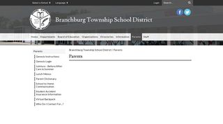 Parents - Branchburg Township School District