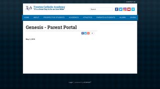 Genesis - Parent Portal - Trenton Catholic Academy - Hamilton, NJ