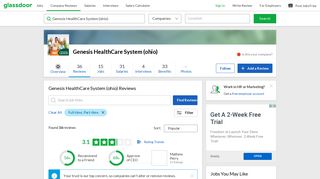Genesis HealthCare System (ohio) Reviews | Glassdoor