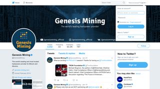 Genesis Mining (@GenesisMining) | Twitter