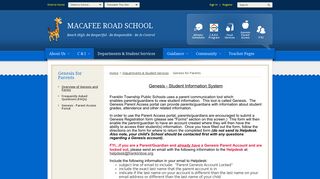 Genesis for Parents / Overview of Genesis and Forms - Franklinboe