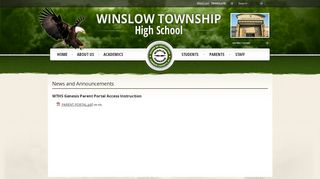 WTHS Genesis Parent Portal Access Instruction - Winslow Township ...