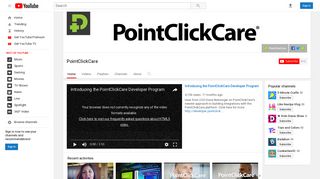 PointClickCare - YouTube