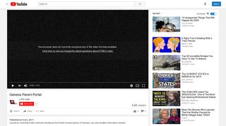 Genesis Parent Portal - YouTube
