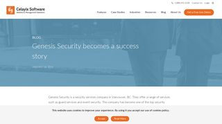Genesis Security becomes a success story - Celayix