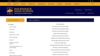For Students - Hackensack Public Schools